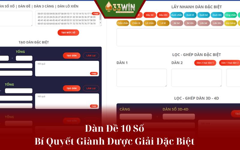 Dàn Đề 10 Số: Bí Quyết Giành Được Giải Đặc Biệt