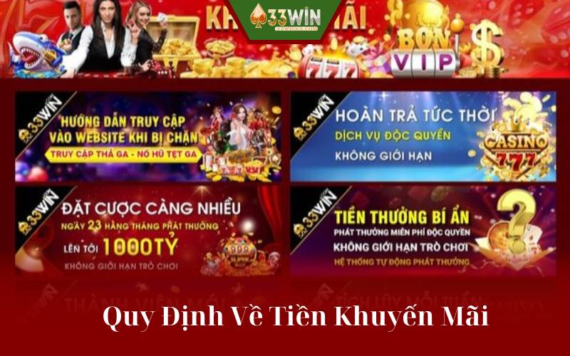 Quy định về tiền khuyến mãi