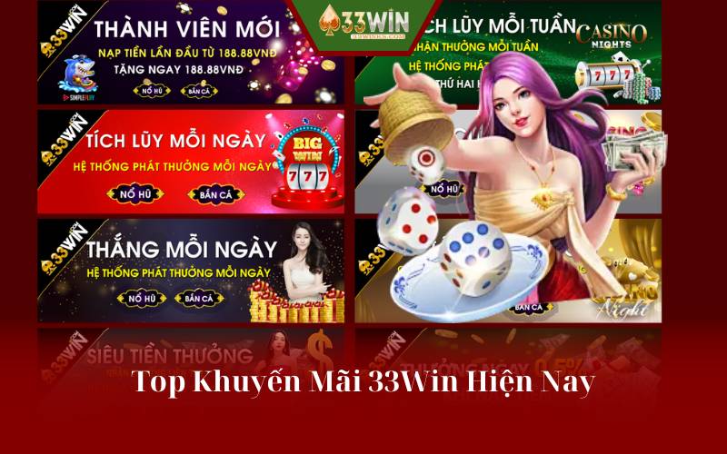 Top Khuyến Mãi 33Win Hiện Nay